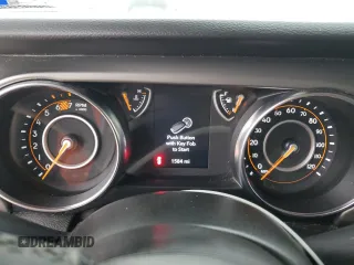 2023 Jeep Wrangler Sport S with VIN 1C4HJXDG6PW695690, listed as a Copart auction lot 45729705 with 1,584 mi miles and Salvage Title. Bid and sale history available at DreamBid. Image 9.