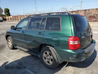 2002 Toyota Highlander with VIN JTEGD21A020022889, listed as a Copart auction lot 61271405 with 197,300 mi miles and Clean title. Bid and sale history available at DreamBid. Image 2.