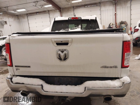 2020 Ram 1500 Big Horn with VIN 1C6SRFBT7LN404274, listed as a IAAI auction lot 41576959 with 66,394 mi miles. Bid and sale history available at carsss.com. Image 16.