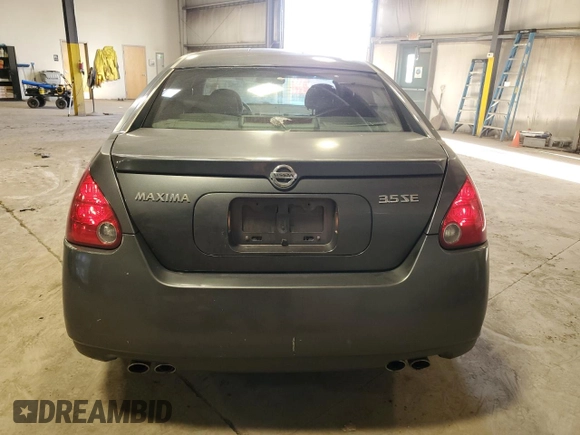 2006 Nissan Maxima 3.5 SE with VIN 1N4BA41E66C805022, listed as a Copart auction lot 85999344 with 142,911 mi miles and Salvage Title. Bid and sale history available at carsss.com. Image 6.