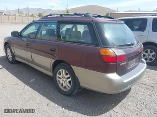 2000 Subaru Legacy Wagon Outback w/RB Equip with VIN 4S3BH6659Y6663406, listed as a IAAI auction lot 42095144 with 270,836 mi miles. Bid and sale history available at carsss.com. Image 3.