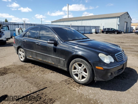 2007 Mercedes-Benz C 230 Sport with VIN WDBRF52H77F890234, listed as a Copart auction lot 53742555 with 271,934 mi miles and Clean Title. Bid and sale history available at DreamBid. Image 4.