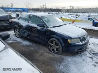 2005 Audi A4 3.0L with VIN WAULT68E95A076077, listed as a IAAI auction lot 41380217 with 54,423 mi miles. Bid and sale history available at carsss.com. Image 1.