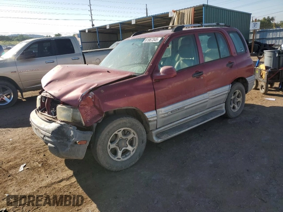 2001 Chevrolet Tracker LT z VIN 2CNBJ634716945832, wystawiony jako Copart lot #61967345 z przebiegiem 136 403 mil mil oraz Szkoda całkowita • Salvage title. Historia ofert i sprzedaży dostępna na DreamBid. Obrazek 1.
