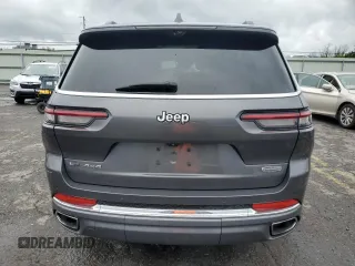 2022 Jeep Grand Cherokee Overland with VIN 1C4RJKDG2N8514545, listed as a Copart auction lot 56715055 with 53,272 mi miles and Salvage title. Bid and sale history available at DreamBid. Image 6.