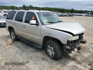2004 Chevrolet Tahoe LT with VIN 1GNEC13Z64R300485, listed as a Copart auction lot 58387885 with Not provided miles and Salvage title. Bid and sale history available at DreamBid. Image 4.