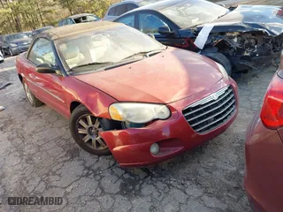 2004 Chrysler Sebring Limited with VIN 1C3EL65R74N347975, listed as a IAAI auction lot 41384090 with 120,877 mi miles. Bid and sale history available at carsss.com. Image 1.