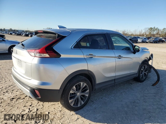 2022 Mitsubishi Eclipse Cross SE with VIN JA4ASWAA9NZ001766, listed as a Copart auction lot 41745525 with 74,377 mi miles and Salvage title. Bid and sale history available at DreamBid. Image 3.