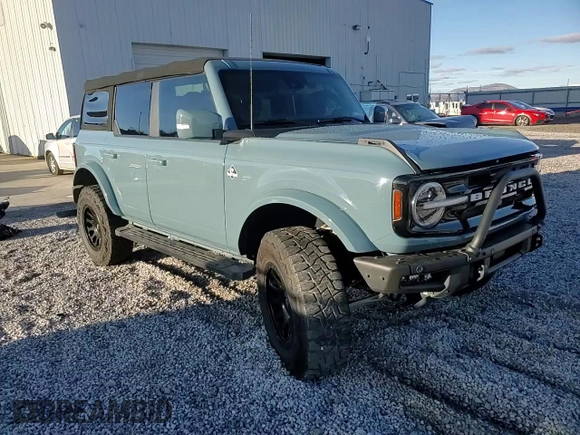 2021 Ford Bronco with VIN 1FMDE5BH9MLA88730, listed as a Copart auction lot 86294234 with 32,345 mi miles and Salvage Title. Bid and sale history available at DreamBid. Image 11.