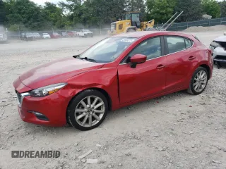 2017 Mazda 3 Touring with VIN 3MZBN1L76HM135983, listed as a Copart auction lot 59904375 with 49,820 mi miles and Salvage title. Bid and sale history available at DreamBid. Image 1.