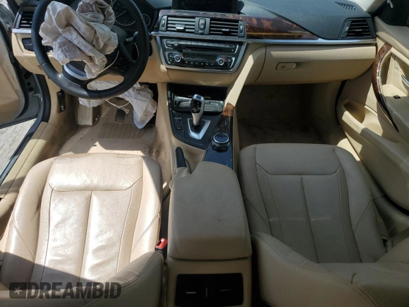 2014 BMW 3 Series 328i with VIN WBA3A5C50EP602567, listed as a Copart auction lot 57306085 with 117,561 mi miles and Salvage title. Bid and sale history available at DreamBid. Image 8.