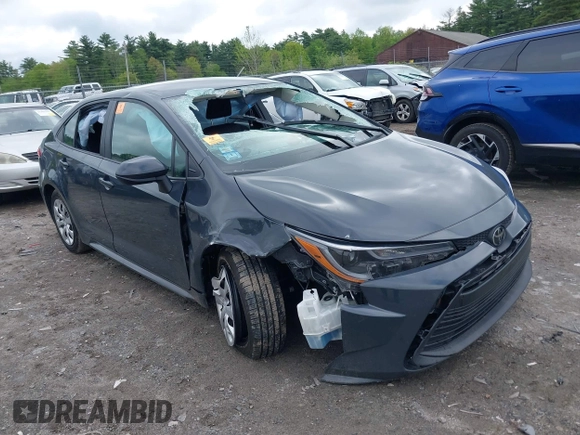 2024 Toyota Corolla LE with VIN 5YFB4MDEXRP119283, listed as a IAAI auction lot 42278866 with 34,115 mi miles and . Bid and sale history available at DreamBid. Image 1.