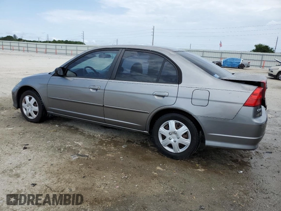 2005 Honda Civic LX with VIN 2HGES16505H608324, listed as a Copart auction lot 53636065 with 176,303 mi miles and Clean Title. Bid and sale history available at DreamBid. Image 2.