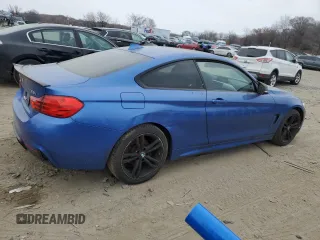 2014 BMW 4 Series 428i xDrive with VIN WBA3N9C5XEK245049, listed as a Copart auction lot 48901785 with 89,966 mi miles and Salvage title. Bid and sale history available at DreamBid. Image 3.