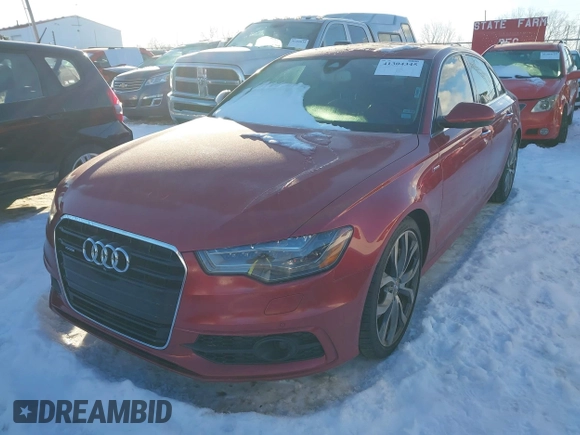 2013 Audi A6 3.0T Prestige with VIN WAUJGAFC5DN030463, listed as a IAAI auction lot 41304345 with 134,216 mi miles. Bid and sale history available at carsss.com. Image 17.