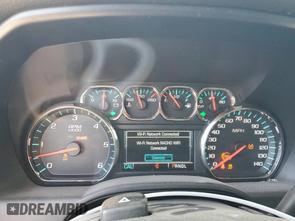 2017 Chevrolet Silverado 1500 LTZ with VIN 3GCPCSEJ6HG129354, listed as a Copart auction lot 80655804 with 78,556 mi miles and Salvage Title. Bid and sale history available at DreamBid. Image 9.