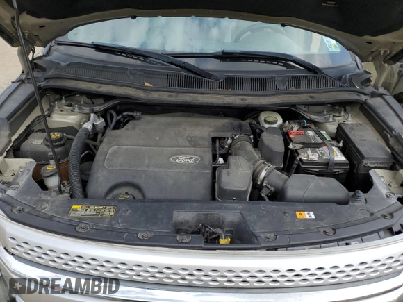 2012 Ford Explorer XLT with VIN 1FMHK7D88CGA23572, listed as a Copart auction lot 53315895 with 106,333 mi miles and Salvage Title. Bid and sale history available at DreamBid. Image 13.
