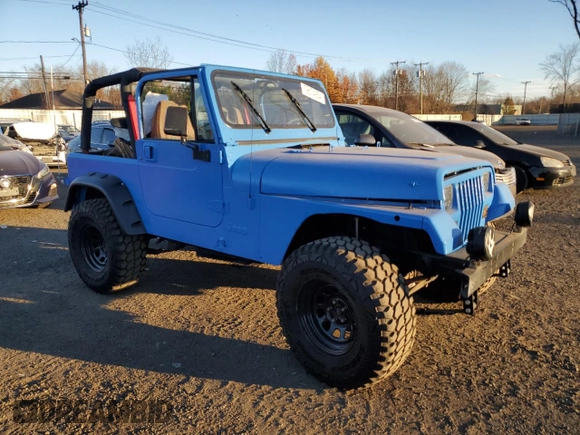 1994 Jeep Wrangler S with VIN 1J4FY19P4RP440889, listed as a Copart auction lot 79674954 with 53,895 mi miles and Non Repairable. Bid and sale history available at carsss.com. Image 4.