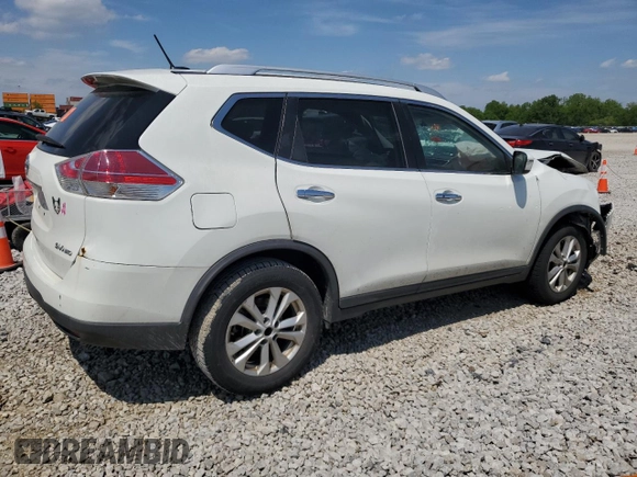 2016 Nissan Rogue SV z VIN KNMAT2MV8GP640701, wystawiony jako Copart lot #57588655 z przebiegiem Nie podano mil oraz Szkoda całkowita • Salvage title. Historia ofert i sprzedaży dostępna na DreamBid. Obrazek 3.