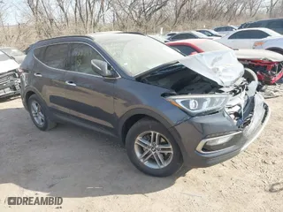 2018 Hyundai Santa Fe Sport 2.4L with VIN 5XYZU3LB1JG522349, listed as a IAAI auction lot 41787337 with NaN miles. Bid and sale history available at carsss.com. Image 1.