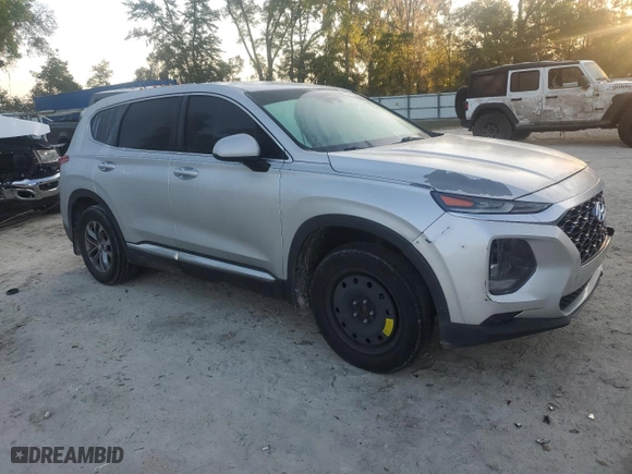 2019 Hyundai Santa Fe SE with VIN 5NMS23AD4KH041076, listed as a Copart auction lot 50776535 with 217,010 mi miles and Non Repairable. Bid and sale history available at carsss.com. Image 4.