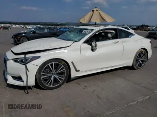 2021 Infiniti Q60 Luxe с VIN JN1EV7KK6MM410124, выставлен на аукционе Copart как лот 66422574 с пробегом 23 741 миль миль и Списание • Salvage title. История ставок и продаж доступна на DreamBid. Изображение 1.