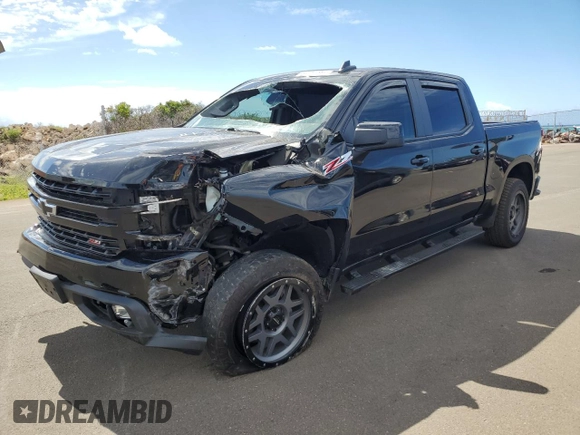 2021 Chevrolet Silverado 1500 LT Trail Boss with VIN 3GCPYFEDXMG455395, listed as a Copart auction lot 59181684 with 31,123 mi miles and Salvage Title. Bid and sale history available at DreamBid. Image 1.