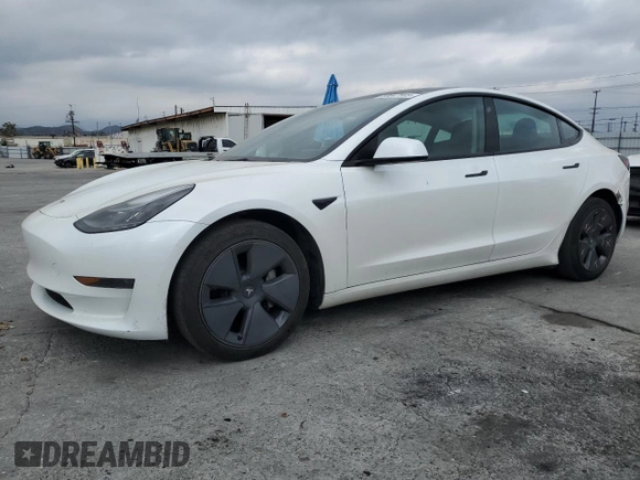 2023 Tesla Model 3 с VIN 5YJ3E1EA3PF557941, выставлен на аукционе Copart как лот 53047505 с пробегом 53 060 миль миль и Списание • Salvage title. История ставок и продаж доступна на DreamBid. Изображение 1.