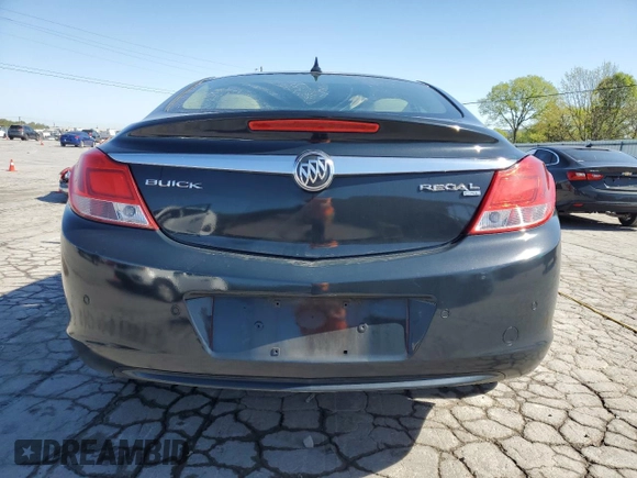 2011 Buick Regal CXL RL4 with VIN W04GS5EC7B1013411, listed as a Copart auction lot 52740735 with 223,154 mi miles and Salvage Title. Bid and sale history available at carsss.com. Image 6.