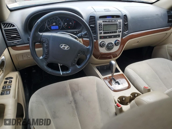 2009 Hyundai Santa Fe Limited with VIN 5NMSH13E99H256486, listed as a Copart auction lot 55620925 with 271,499 mi miles and Salvage title. Bid and sale history available at DreamBid. Image 8.