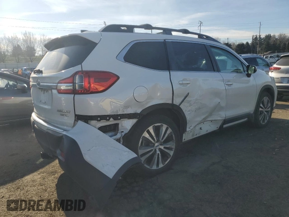 2020 Subaru Ascent Limited with VIN 4S4WMAPD5L3422910, listed as a Copart auction lot 41818005 with 55,323 mi miles and Salvage title. Bid and sale history available at DreamBid. Image 3.