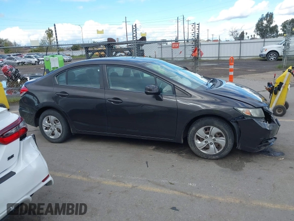 2013 Honda Civic LX with VIN 19XFB2F5XDE224067, listed as a IAAI auction lot 41735532 with 121,290 mi miles and . Bid and sale history available at DreamBid. Image 13.