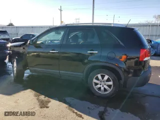 2011 Kia Sorento LX with VIN 5XYKT3A13BG159567, listed as a Copart auction lot 74632983 with 166,336 mi miles and Salvage Title. Bid and sale history available at carsss.com. Image 2.