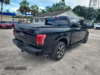 2017 Ford F-150 XL with VIN 1FTEW1CF3HFB43222, listed as a Copart auction lot 63914005 with 87,791 mi miles and Salvage title. Bid and sale history available at DreamBid. Image 4.