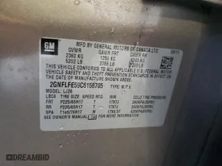 2012 Chevrolet Equinox LTZ with VIN 2GNFLFE59C6158705, listed as a Copart auction lot 44534585 with 157,507 mi miles and Salvage Title. Bid and sale history available at carsss.com. Image 13.
