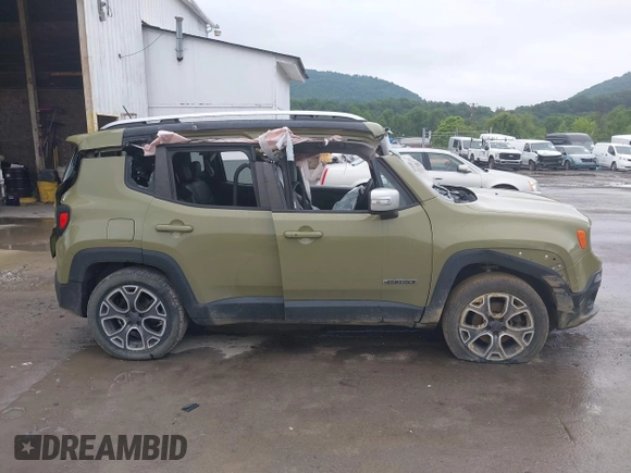 2015 Jeep Renegade Limited with VIN ZACCJBDT0FPB65261, listed as a IAAI auction lot 42523311 with 113,139 mi miles and . Bid and sale history available at DreamBid. Image 13.