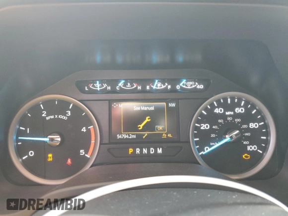 2022 Ford F-250 XL with VIN 1FT8W2BT0NEE39357, listed as a Copart auction lot 62615585 with 54,794 mi miles and Salvage title. Bid and sale history available at DreamBid. Image 9.