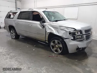 2017 Chevrolet Suburban Premier with VIN 1GNSKJKC0HR179235, listed as a IAAI auction lot 41301181 with 131,698 mi miles. Bid and sale history available at carsss.com. Image 1.