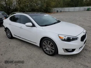 2014 Kia Cadenza Premium with VIN KNALN4D75E5162825, listed as a Copart auction lot 71092014 with 99,637 mi miles and Salvage Title. Bid and sale history available at carsss.com. Image 4.