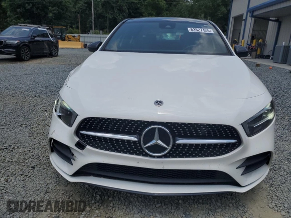 2021 Mercedes-Benz A 220 with VIN W1K3G4EB0MJ268465, listed as a Copart auction lot 62827425 with 59,522 mi miles and Salvage title. Bid and sale history available at DreamBid. Image 5.