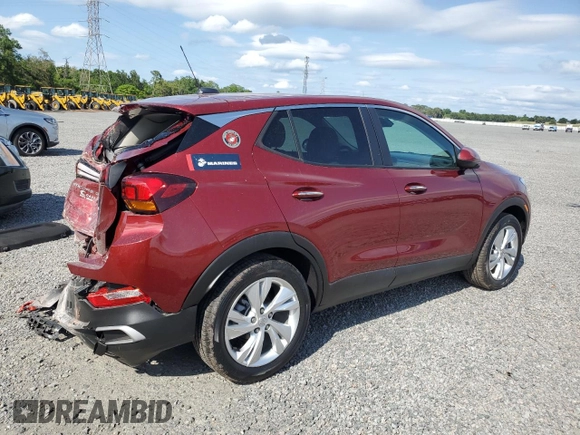 2025 Buick Encore GX Preferred with VIN KL4AMBSP6SB002626, listed as a Copart auction lot 52424485 with 90 mi miles and Salvage title. Bid and sale history available at DreamBid. Image 3.