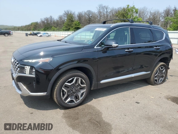 2023 Hyundai Santa Fe Limited z VIN 5NMS5DA10PH011129, wystawiony jako Copart lot #59685385 z przebiegiem 32 674 mil mil oraz Szkoda całkowita • Salvage title. Historia ofert i sprzedaży dostępna na DreamBid. Obrazek 1.