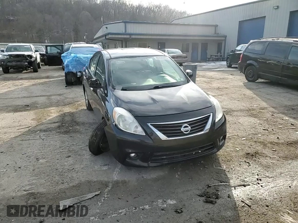 2012 Nissan Versa S with VIN 3N1CN7AP5CL938038, listed as a Copart auction lot 46330065 with 95,806 mi miles and Salvage Title. Bid and sale history available at carsss.com. Image 14.