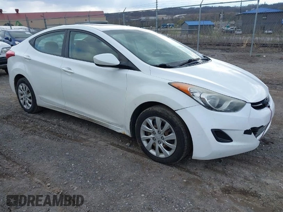 2011 Hyundai Elantra GLS with VIN 5NPDH4AEXBH016742, listed as a IAAI auction lot 41972846 with 239,875 mi miles. Bid and sale history available at carsss.com. Image 1.
