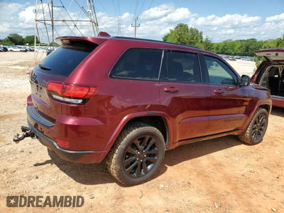 2017 Jeep Grand Cherokee Altitude with VIN 1C4RJEAG9HC702924, listed as a Copart auction lot 57897805 with 133,796 mi miles and Salvage title. Bid and sale history available at DreamBid. Image 3.