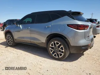 2024 Chevrolet Blazer RS z VIN 3GNKBERS8RS181723, wystawiony jako Copart lot #55898855 z przebiegiem 18 349 mil mil oraz Szkoda całkowita • Salvage title. Historia ofert i sprzedaży dostępna na DreamBid. Obrazek 2.