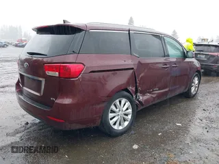 2015 Kia Sedona EX with VIN KNDMC5C17F6025686, listed as a IAAI auction lot 42020341 with 86,267 mi miles. Bid and sale history available at carsss.com. Image 4.