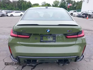 2025 BMW M3 Competition xDrive with VIN WBS33HJ01SFV12263, listed as a IAAI auction lot 42571639 with 187 mi miles and . Bid and sale history available at DreamBid. Image 16.