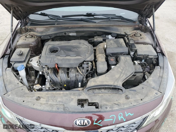 2020 Kia Optima LX with VIN 5XXGT4L35LG422478, listed as a Copart auction lot 53570245 with 70,697 mi miles and Salvage Title. Bid and sale history available at carsss.com. Image 12.