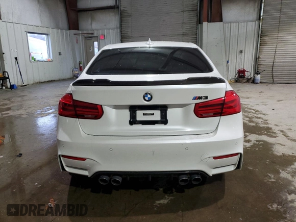 2016 BMW M3 with VIN WBS8M9C5XG5D30188, listed as a Copart auction lot 40713024 with 93,094 mi miles. Bid and sale history available at carsss.com. Image 6.